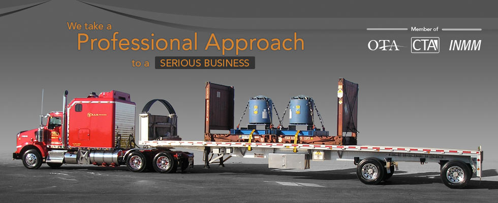 We take a Professional Approach to a Serious Business of Radioactive Transportation in Canada and the USA.